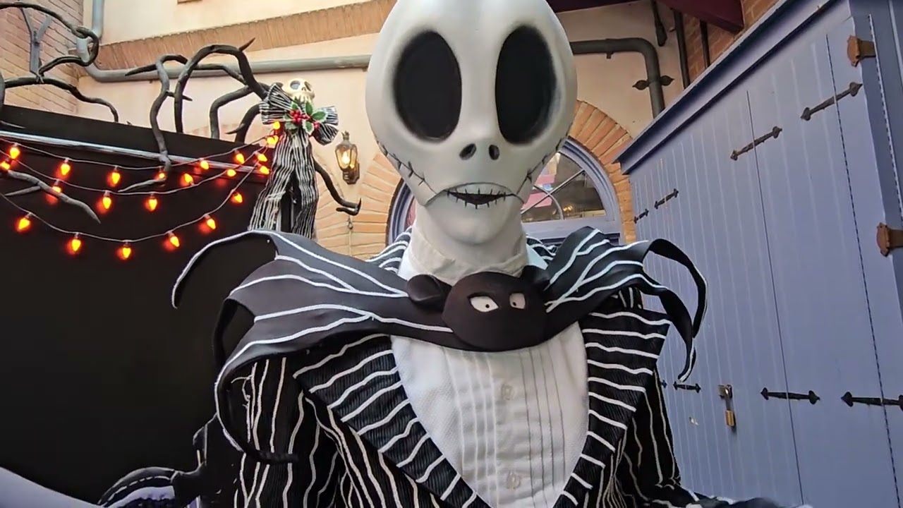 Met Jack Skellington at Disneyland!