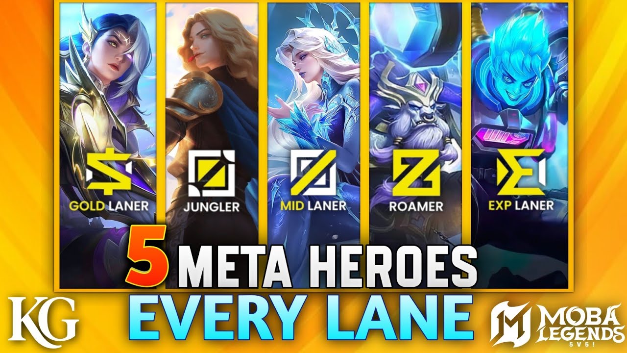 5 META HEROES FOR EVERY LANE (SEASON 39) | MOBA LEGENDS 5V5 BEST HEROES 2026