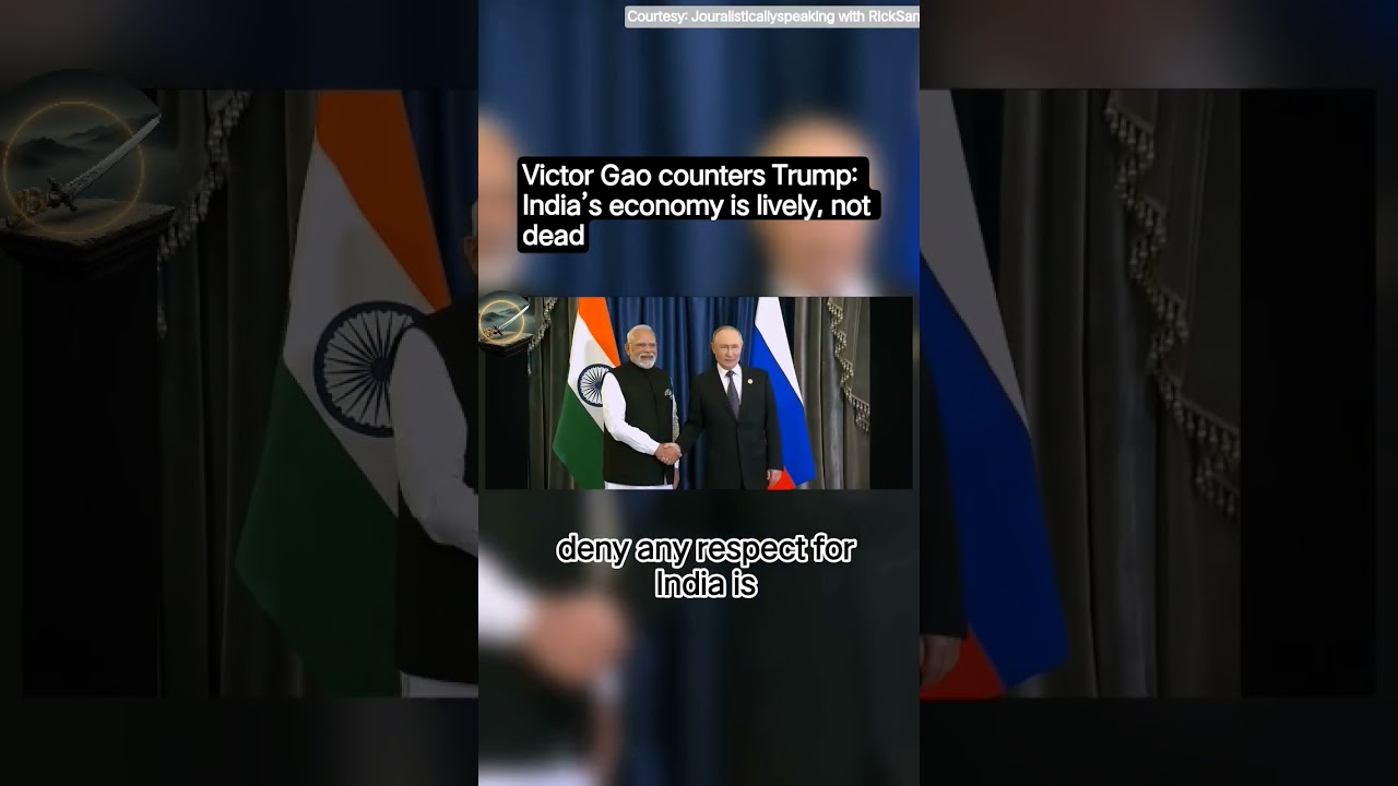 Victor Gao on India&rsquo;s economy #indiachina #victorgao#gao#indiaeconomy #viral#trumptariffs #interview