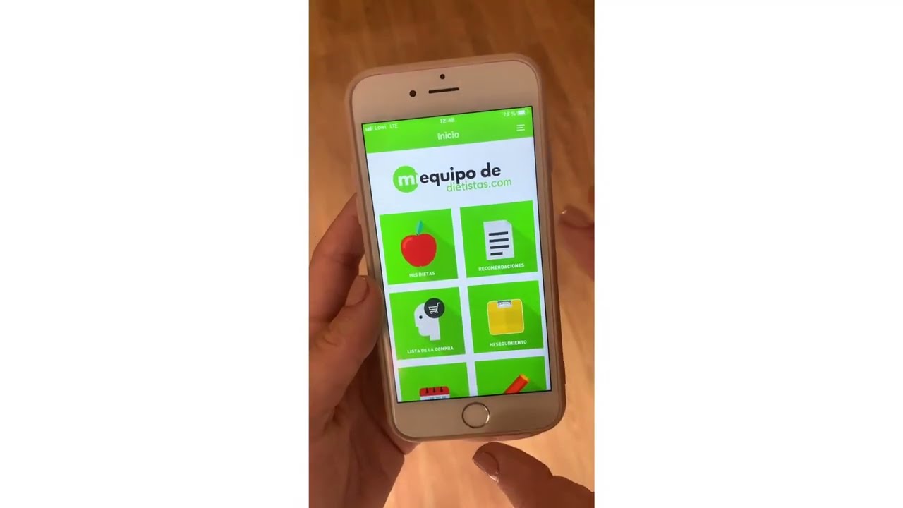 Vídeo tutorial sobre el manejo de la app para pacientes de Miequipodedietistas.com