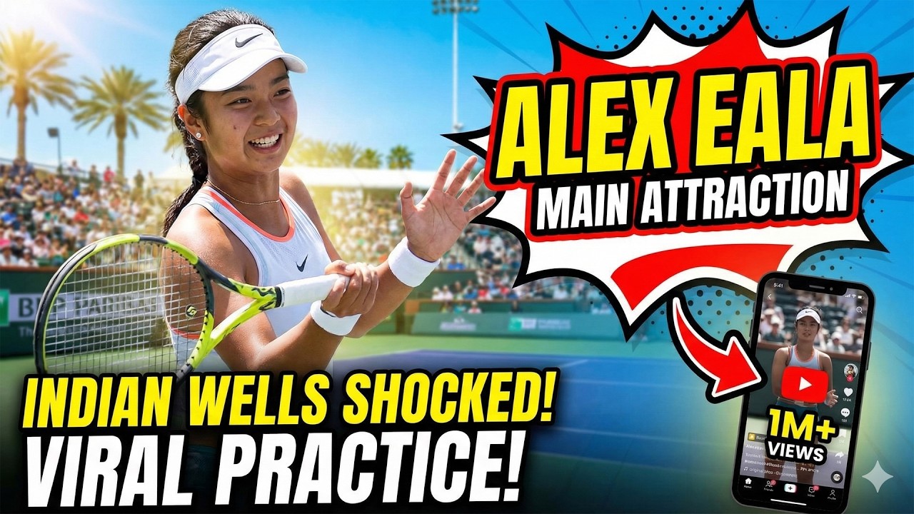 Jaw Dropping First Practice Alexandra Eala Leaves Indian Wells in Awe! 🌟🏖️