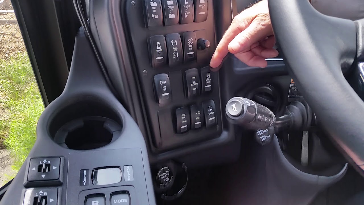 Dash controls on the new MCI J models