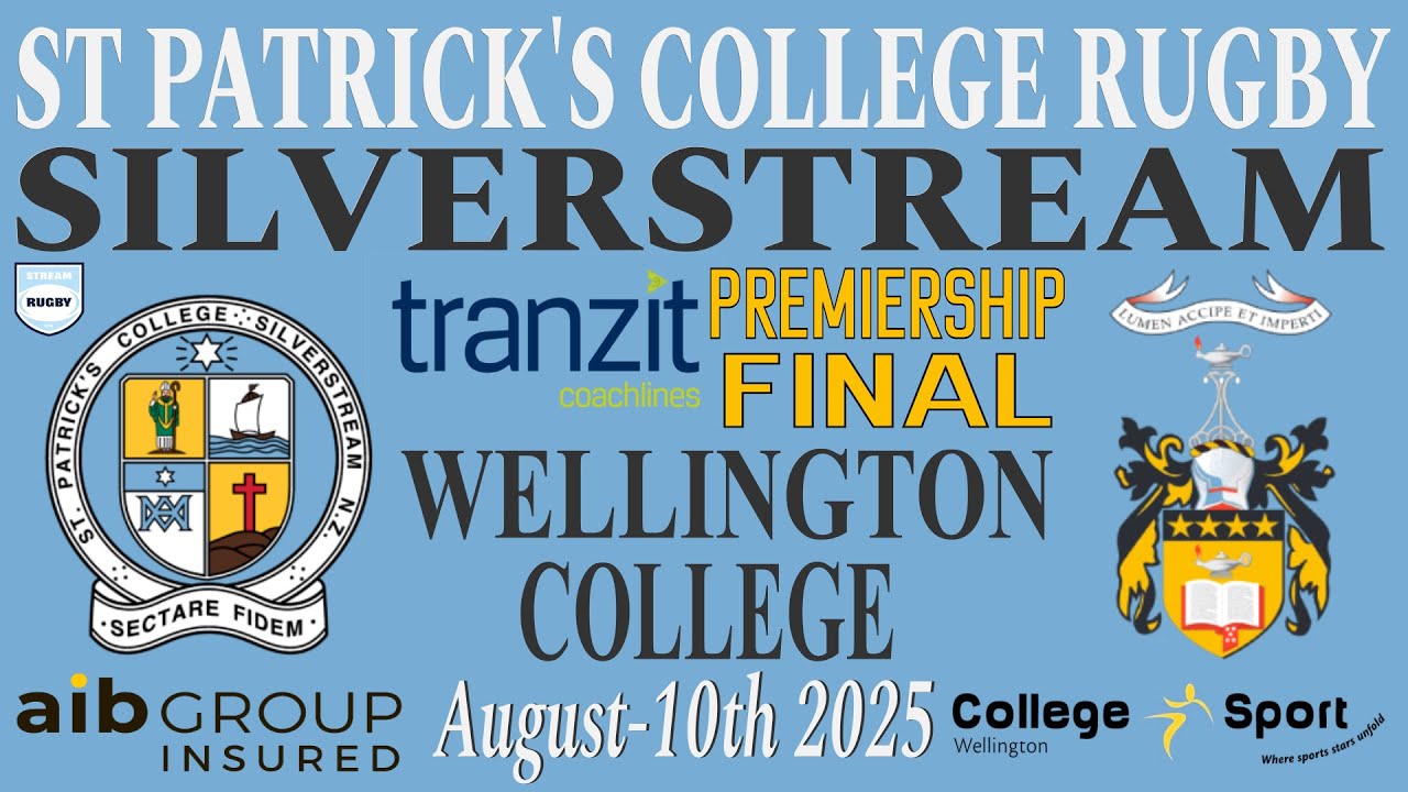 10 Tranzit Premiership FINAL St Pat's Stream v Wellington College  10-08-25