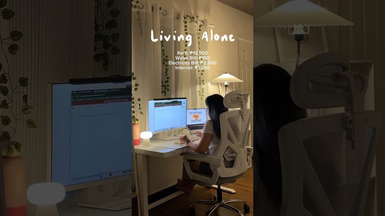 Living alone in the Philippines - how much rent for 1 bedroom apartment in PH #livingalonediaries