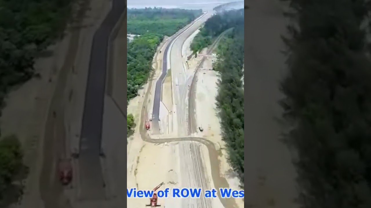 Jamuna rail bridge drone view