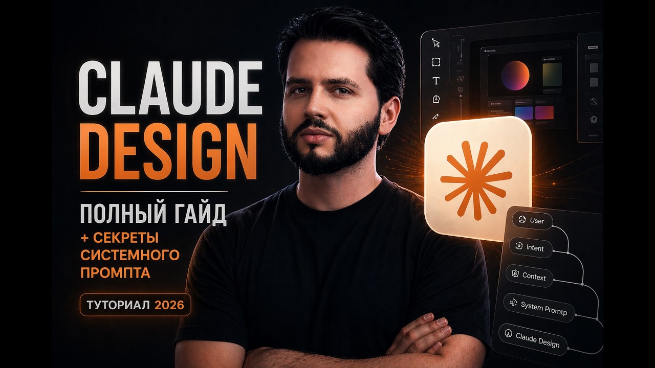 Claude Design: полный гайд + секреты слитого системного промпта. | Туториал 2026