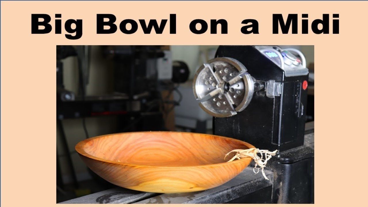 Turn a Large Bowl on Laguna 12|16 Midi Lathe