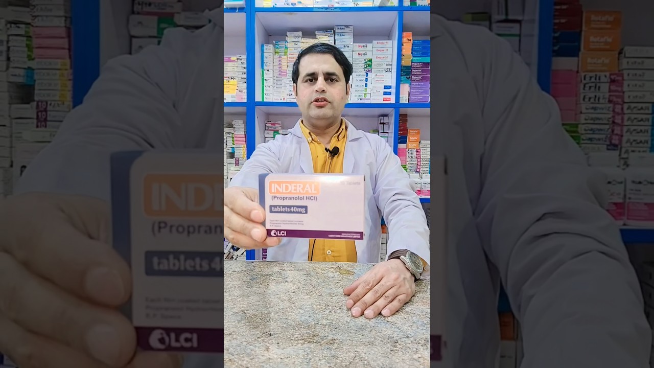 Inderal 40mg tablet Uses And Benefits #healthtips #hypertension #anxiety #depression #thyroidsupport