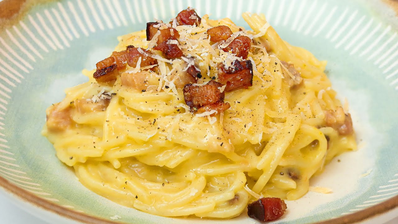 COMO FAZER CARBONARA IGUAL DE RESTAURANTE DE RICO | MACARRÃO A CARBONARA | Nandu Andrade