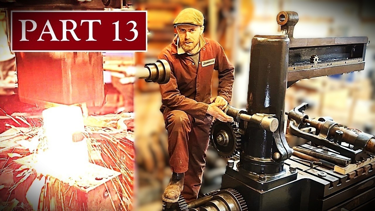 Proper Wrought Iron Washers - Victorian Radial Drilling Machine Restoration PART 13