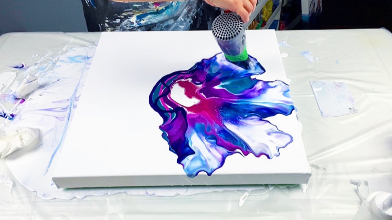 # 284 - WOW Circle Dutch Pour | Acrylic Pour Painting Tutorial