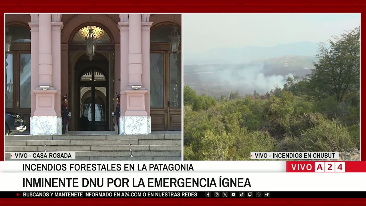 🚨 INCENDIOS FORESTALES EN LA PATAGONIA: INMINENTE DNU POR LA EMERGENCIA ÍGNEA