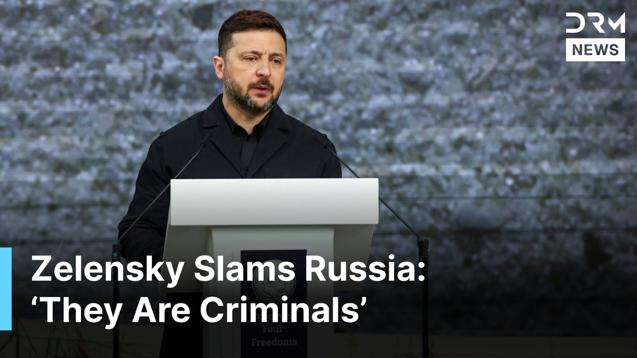 FULL REMARKS: Zelensky Address at Four Freedoms Awards: Calls Russians &ldquo;Criminals&rdquo; | AC1Z