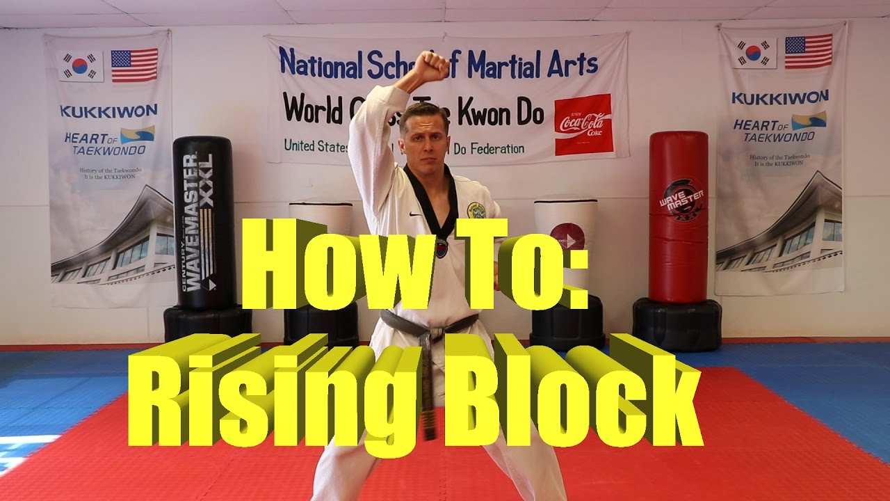 Rising Block Tutorial - Taekwondo Training