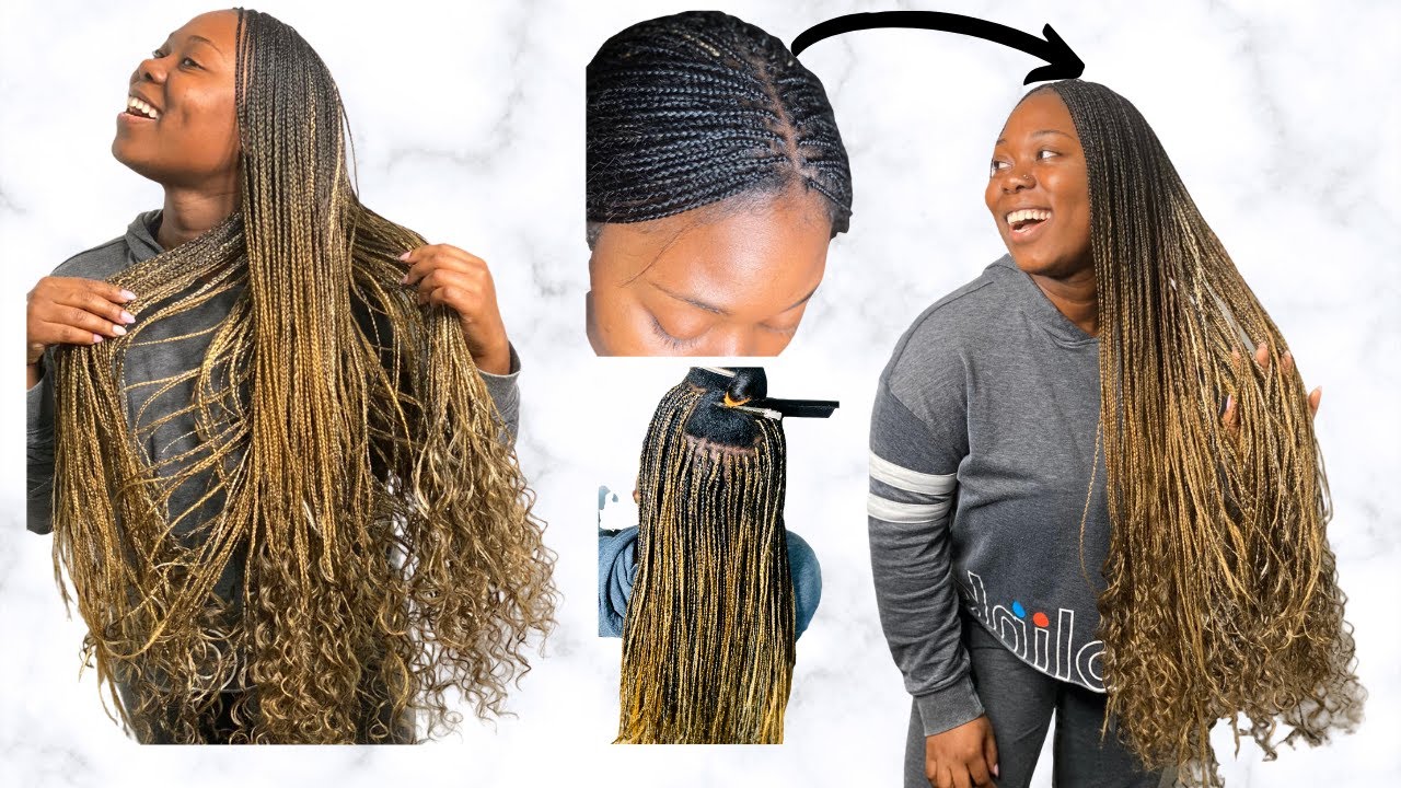 🔥SMALL BOX BRAIDS TWO TONES 🤯BRAIDS | BOHOBRAIDS|😱