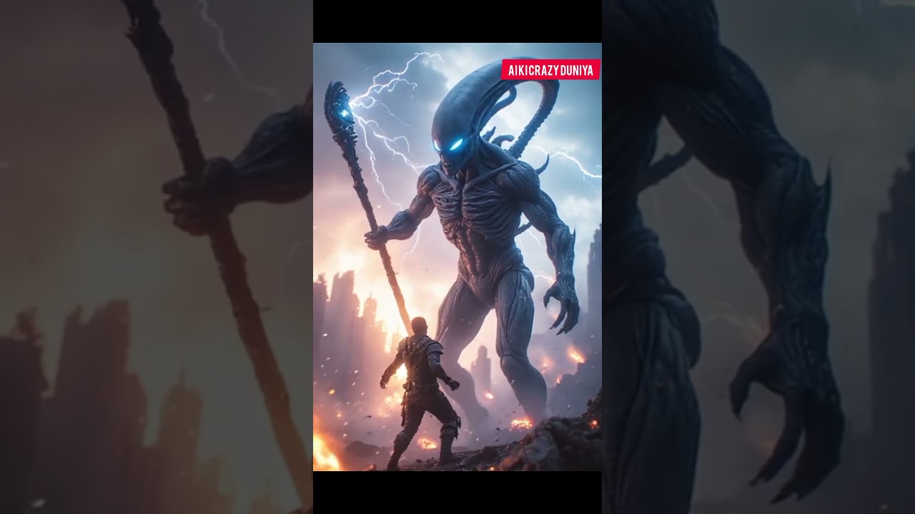 Alien-Human Hybrid vs Human Warrior 🔥 | Final Battle for Earth 🌍