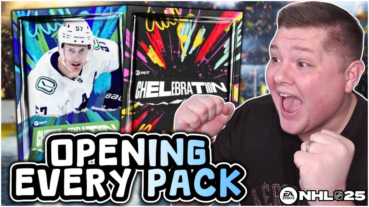 *CRAZY PULL* I Opened EVERY Chelebrations Collectible Set in NHL 25