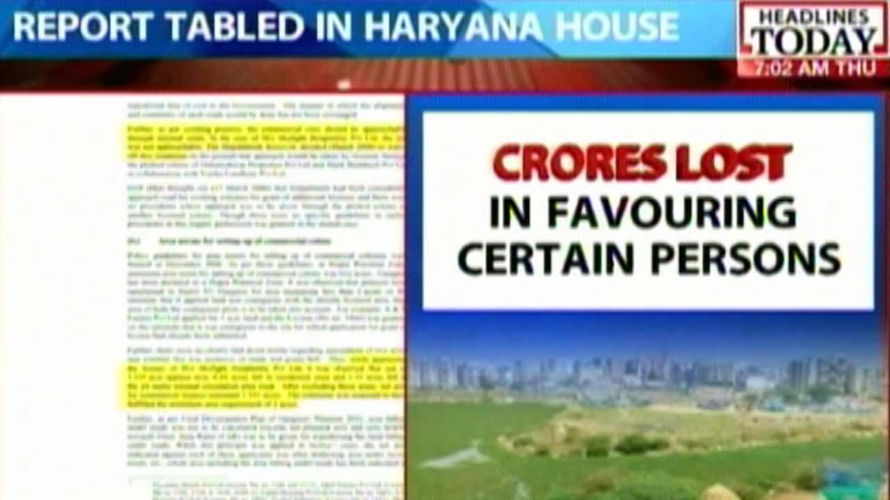 News Today At Nine: Hooda Govt Helped Vadra In Deals, Says CAG