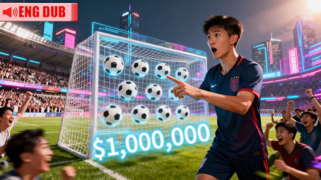 A poor boy got a football god system, scored 10 balls in one shot, and became a billionaire!