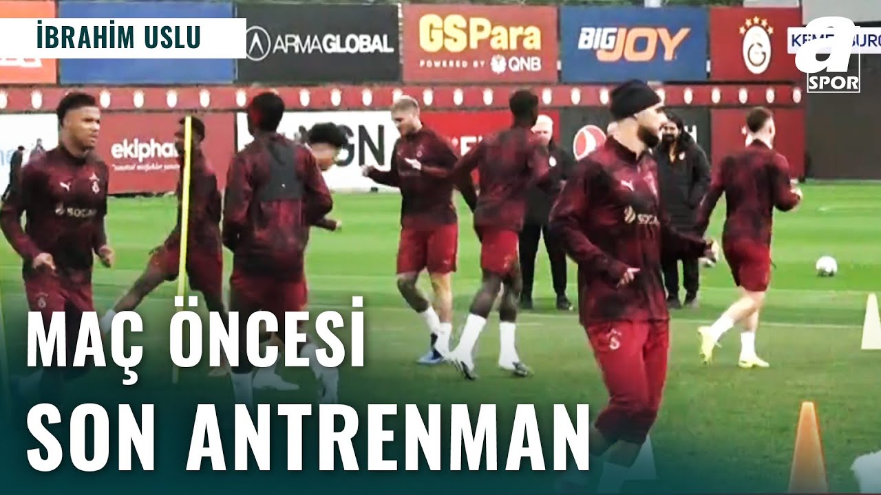 Galatasaray'da Manchester City Maçı Öncesi Son Hazırlıklar | İbrahim Uslu Antrenmandan Aktardı!