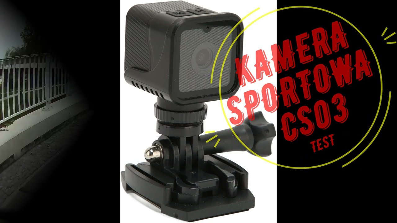 CS03 - Test chińskiej kamerki sportowej FullHD