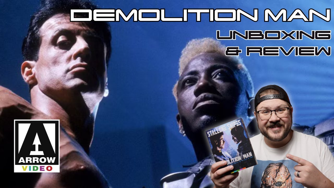 DEMOLITION MAN 4K FROM ARROW VIDEO UNBOXING & REVIEW!