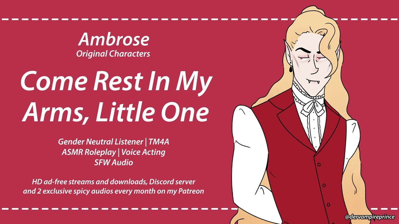 ASMR | Vampire Boyfriend Reassures You When You Regress [M4A] [Age regression comfort]