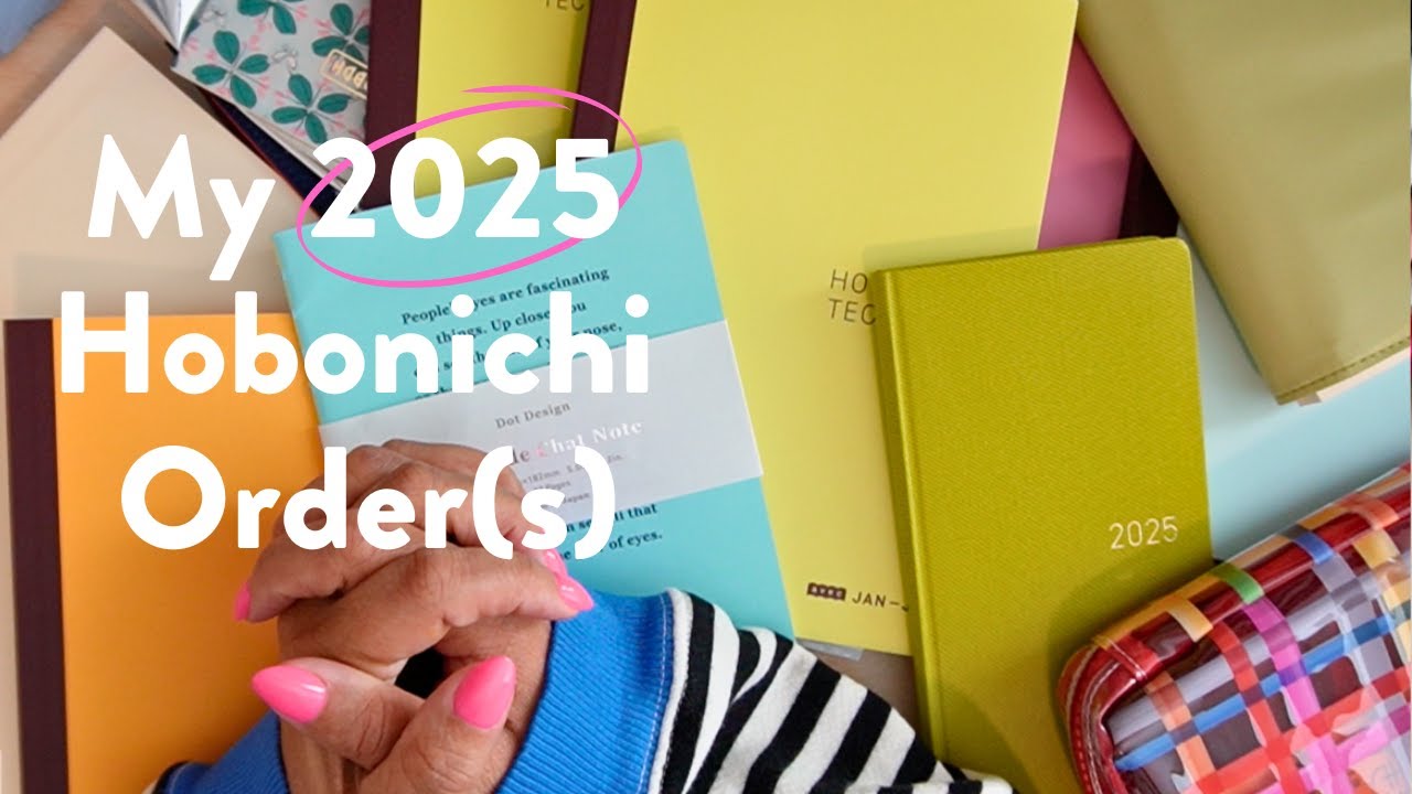 Hobonichi 2025 - все, что я заказывал!