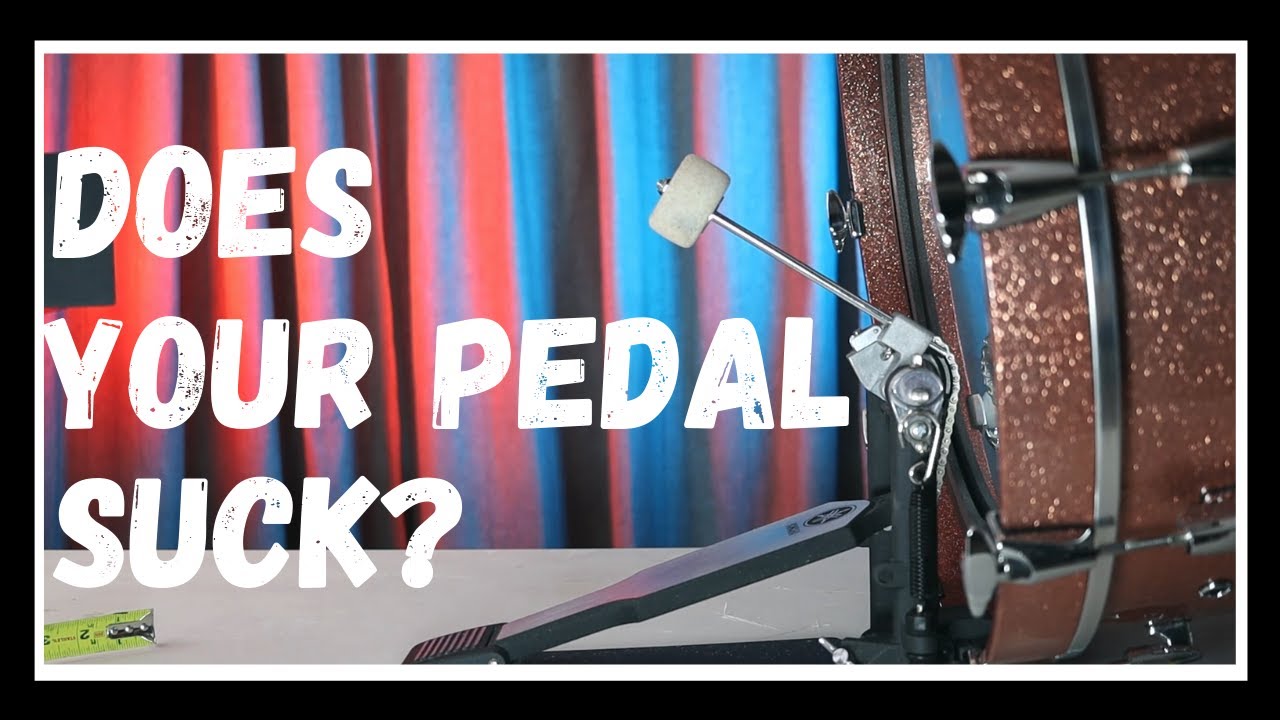 DO THE KICK PEDAL TEST to find out if your bass drum pedal is good - Then learn the proper set up