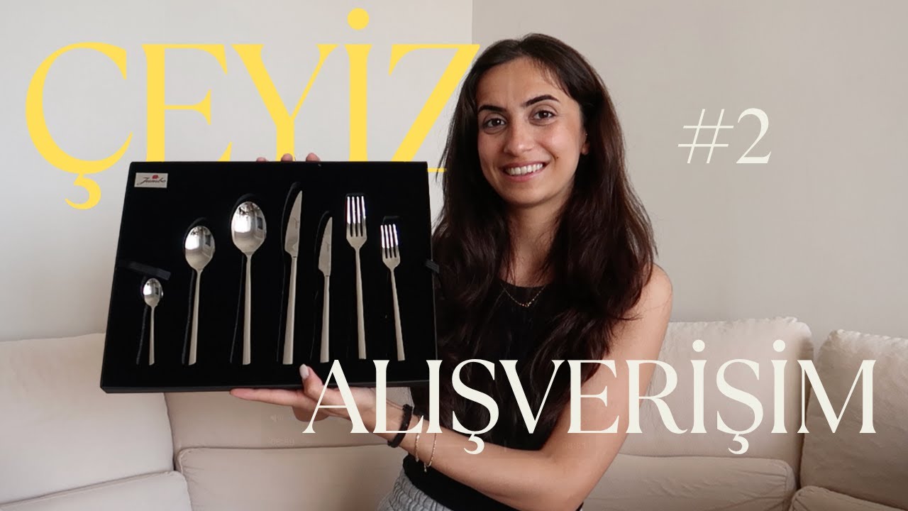 Çeyiz Alışverişim #2 | Tabak, Tencere Seti, Çatal Bıçak Seti ✨