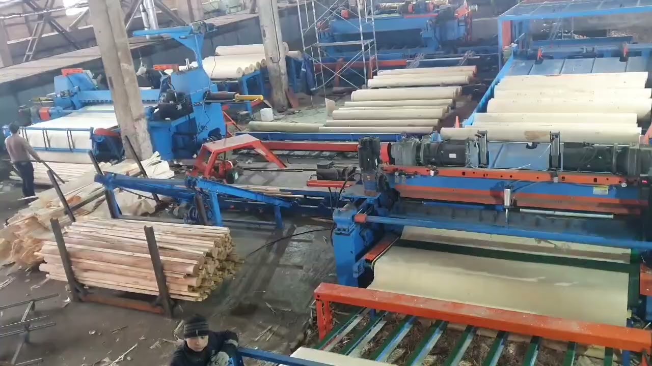 spndle peeling lines / spindle-less peeling lines  / Location: Russia 