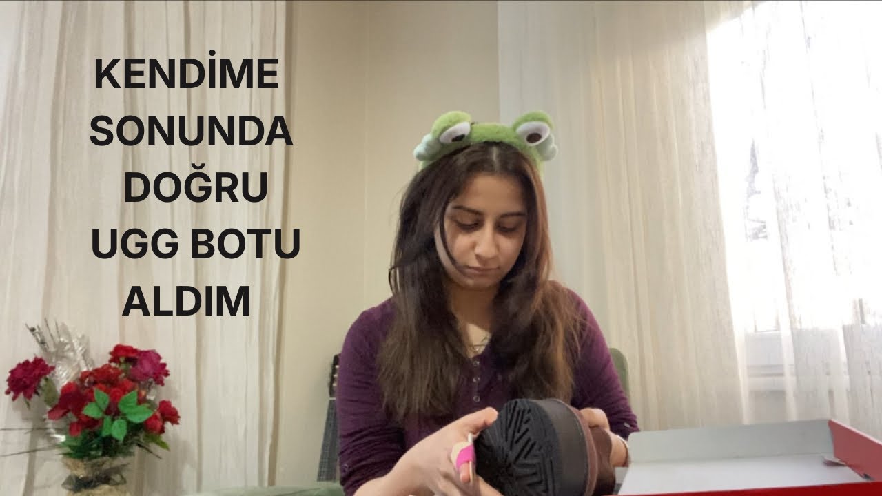 Sonunda UGG botumu aldım 😭🤍