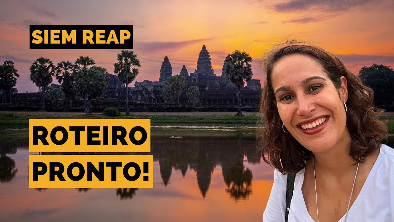 O QUE FAZER em SIEM REAP e Angkor Wat? 2 dias no Camboja!