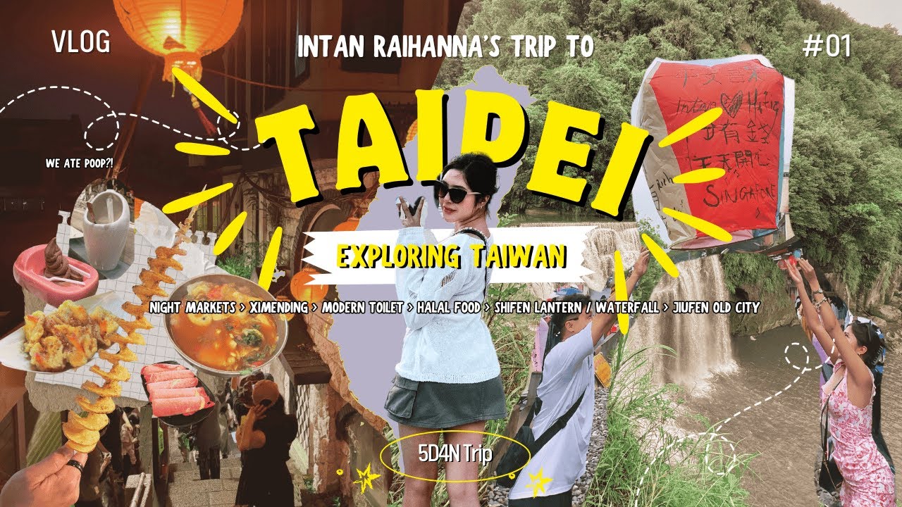 5 Days in Taipei 🇹🇼: Best Night Markets, Lanterns & Photo Spots ♡