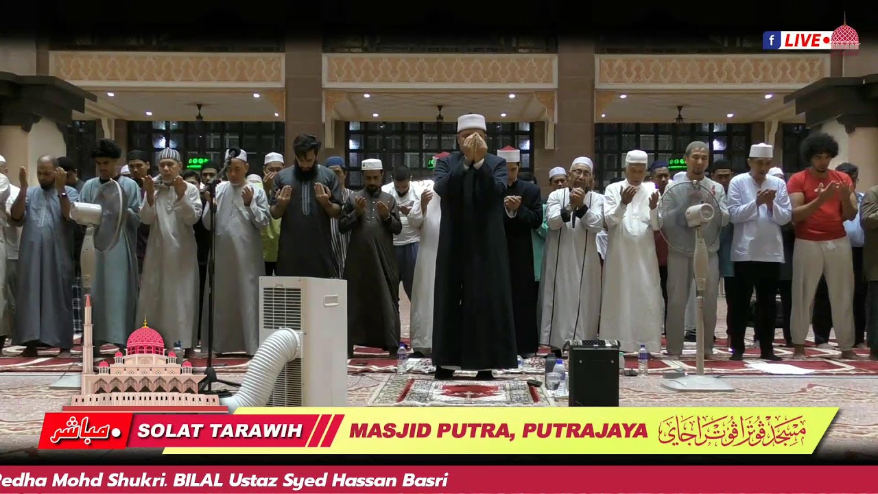 STRIM LANGSUNG | Solat Tarawih @MasjidPutra