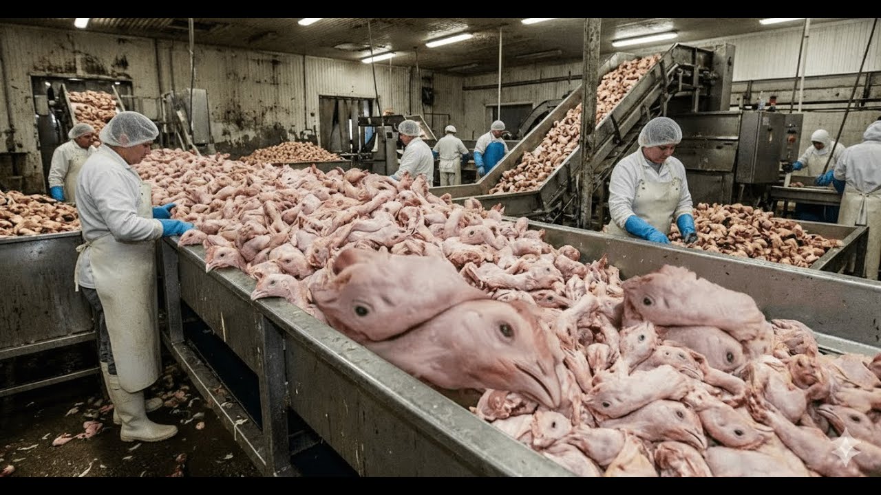 1 Juta Kepala Ayam Perhari Dibuat Menjadi Snack di Pabrik Modern