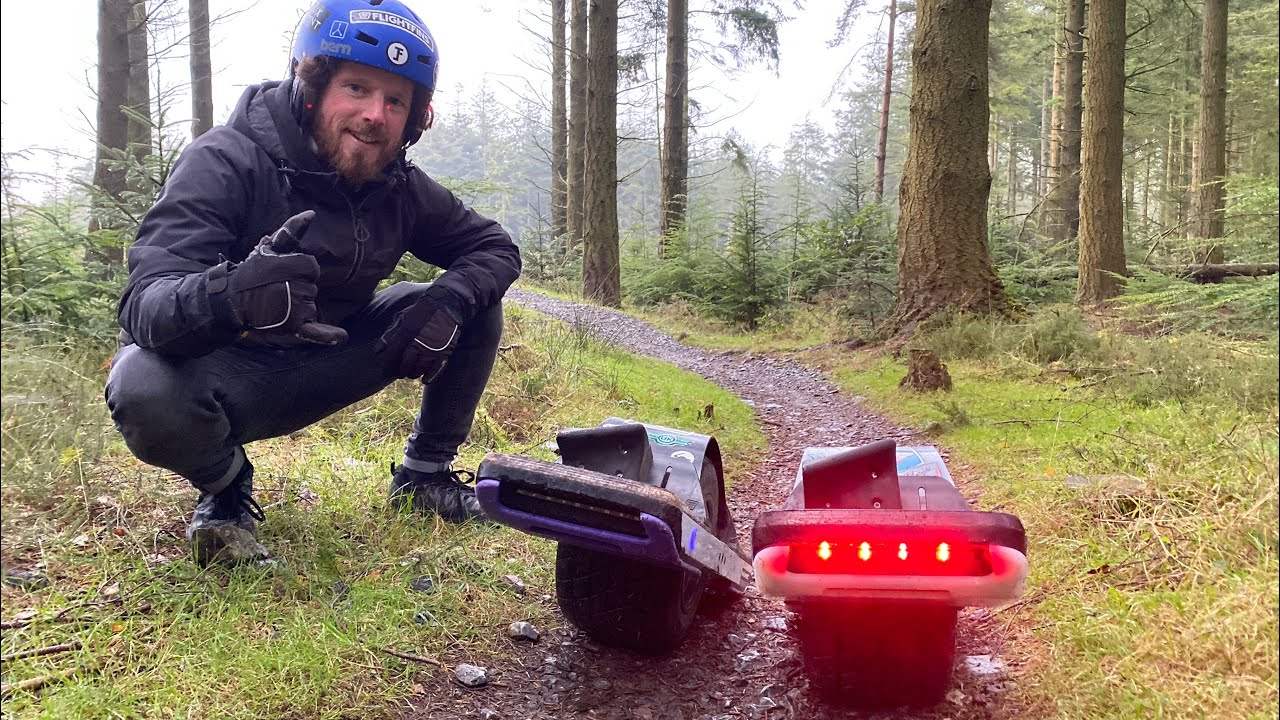Wet trail riding on the Onewheel Xr