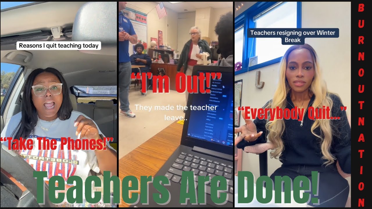 Teachers are QUITTING in massive numbers!