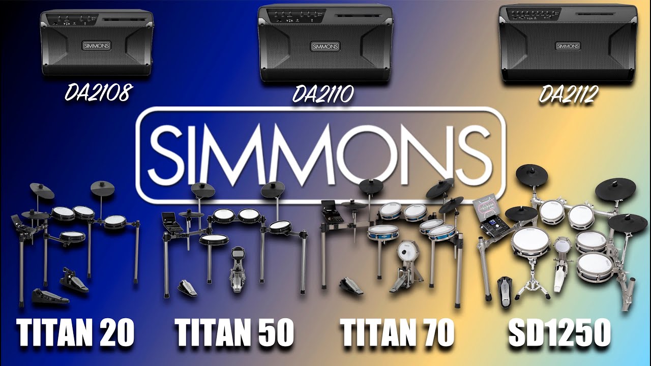 EVERY SIMMONS PRODUCT! Titan 20, Titan 50, Titan 70, SD1250, DA2108, DA2110, DA2112 and DA12S