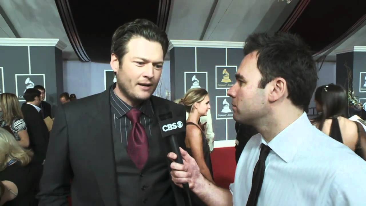 53rd Grammy Awards - Blake Shelton Interview