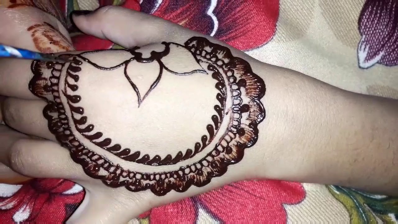kids mehndi designs on hand/very easy heena designs for child by duaa mehndi art
