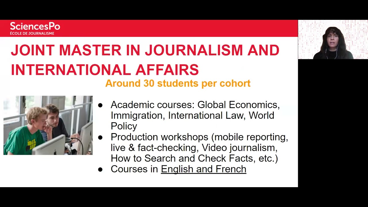 JPO   EDJ Introduction to Sciences Po journalisme School and Q A