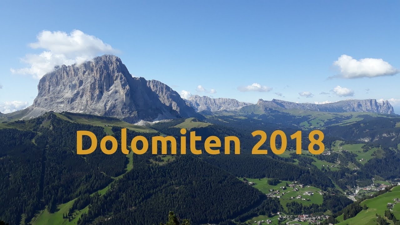 Trekking durch die Dolomiten August 2018 / Trekking &agrave; travers les Dolomites Ao&ucirc;t 2018