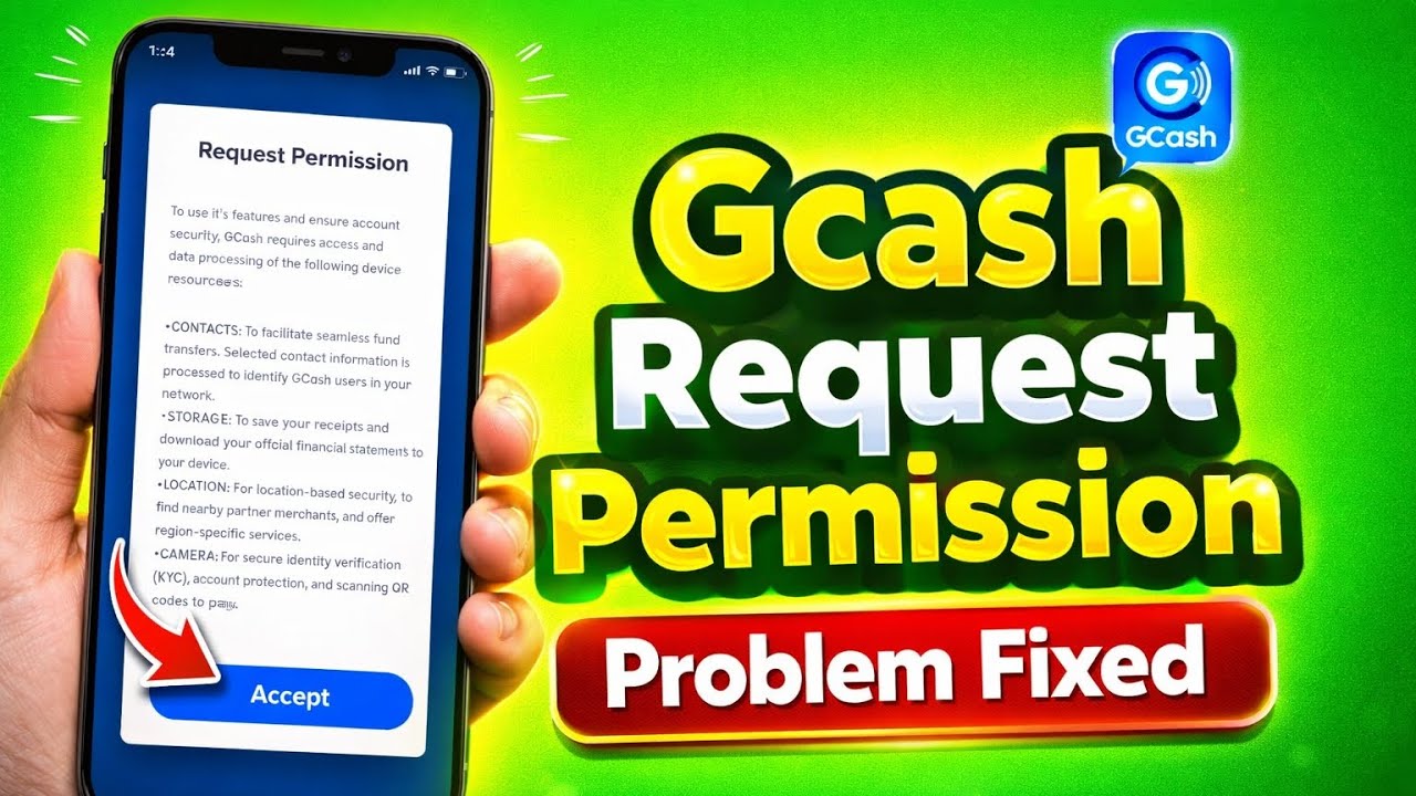 How to fix gcash request permission 2026 | Gcash request permission problem 