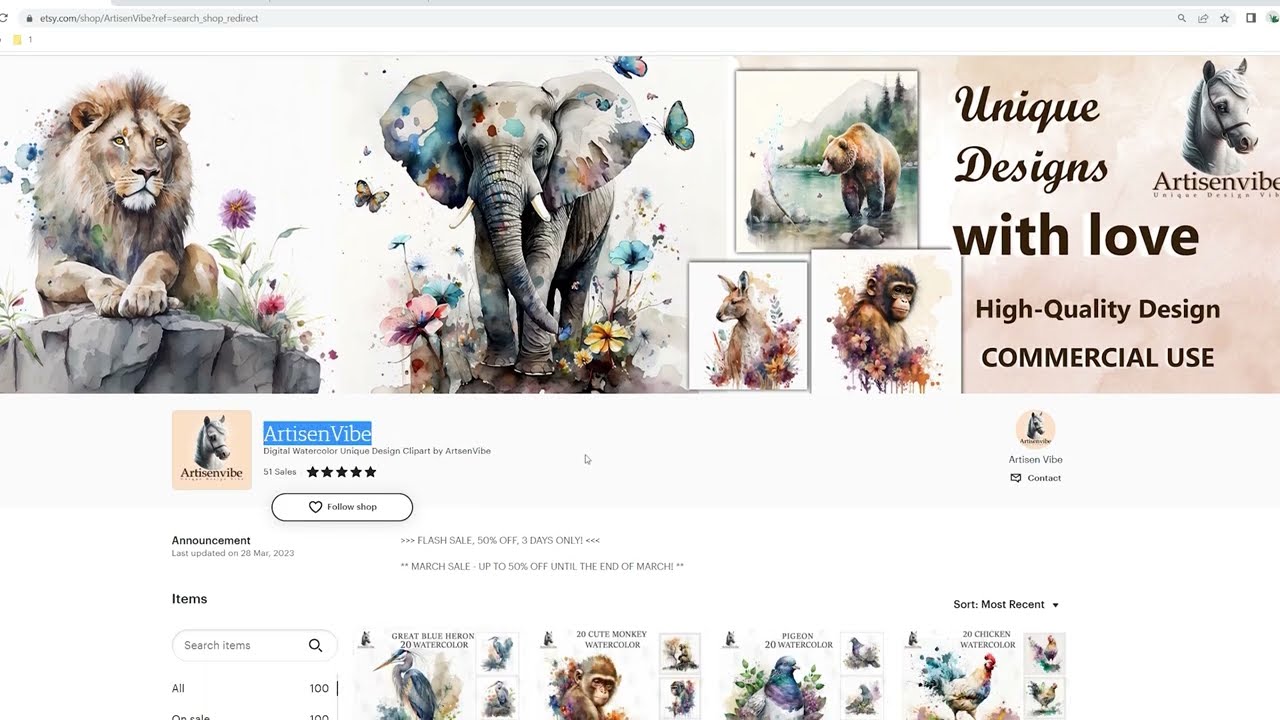 How to buy and download clipart from etsy shop and extract it. Artisenvibe.