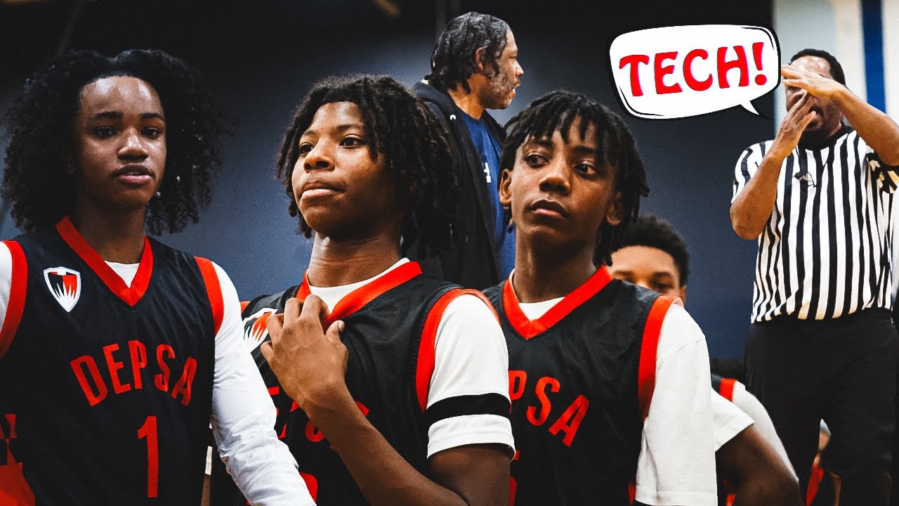 HE GOT A TECH!! DEPSA vs. Voyageur Middle School Basketball