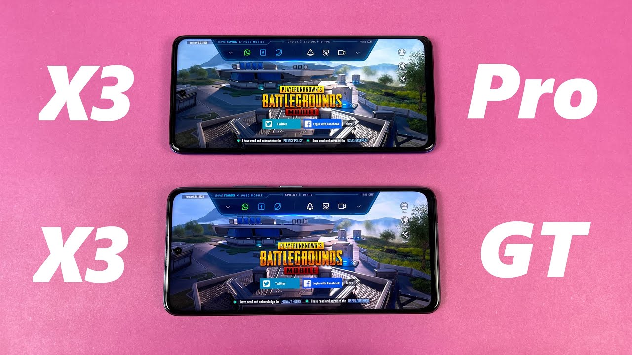 Poco X3 GT vs Poco X3 Pro - PUBG Test | Graphics, Gameplay, Sanhok! Dimensity 1100 vs Snapdragon 860