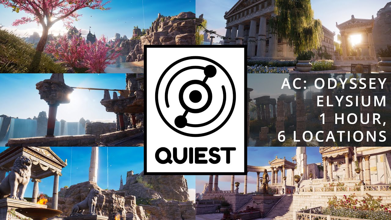 [ Assassin's Creed: Odyssey ] Elysium, 1 Hour, 6 Locations [ Ambience ]