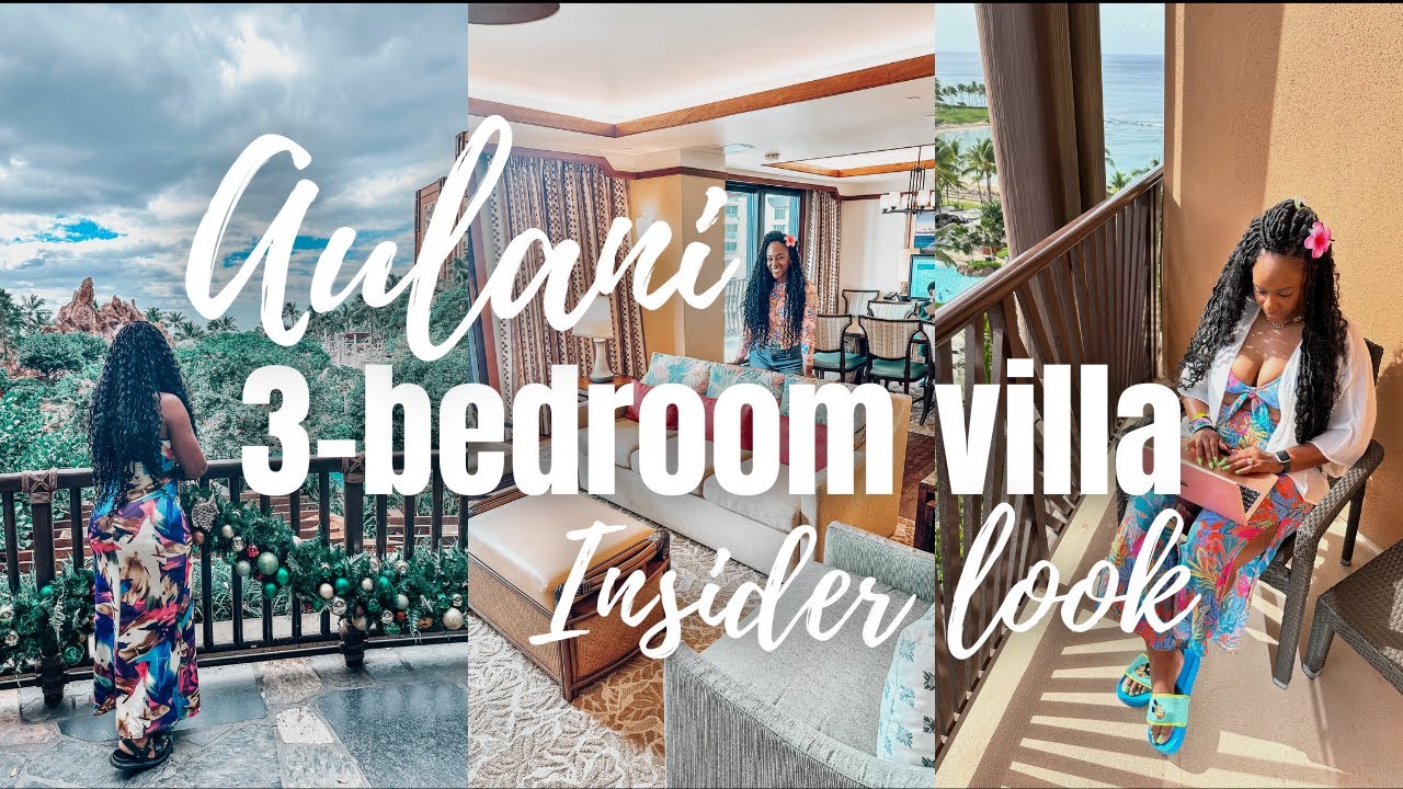 Disney Aulani 3-Bedroom Villa Tour | Detailed Room Views, Setup & Tips