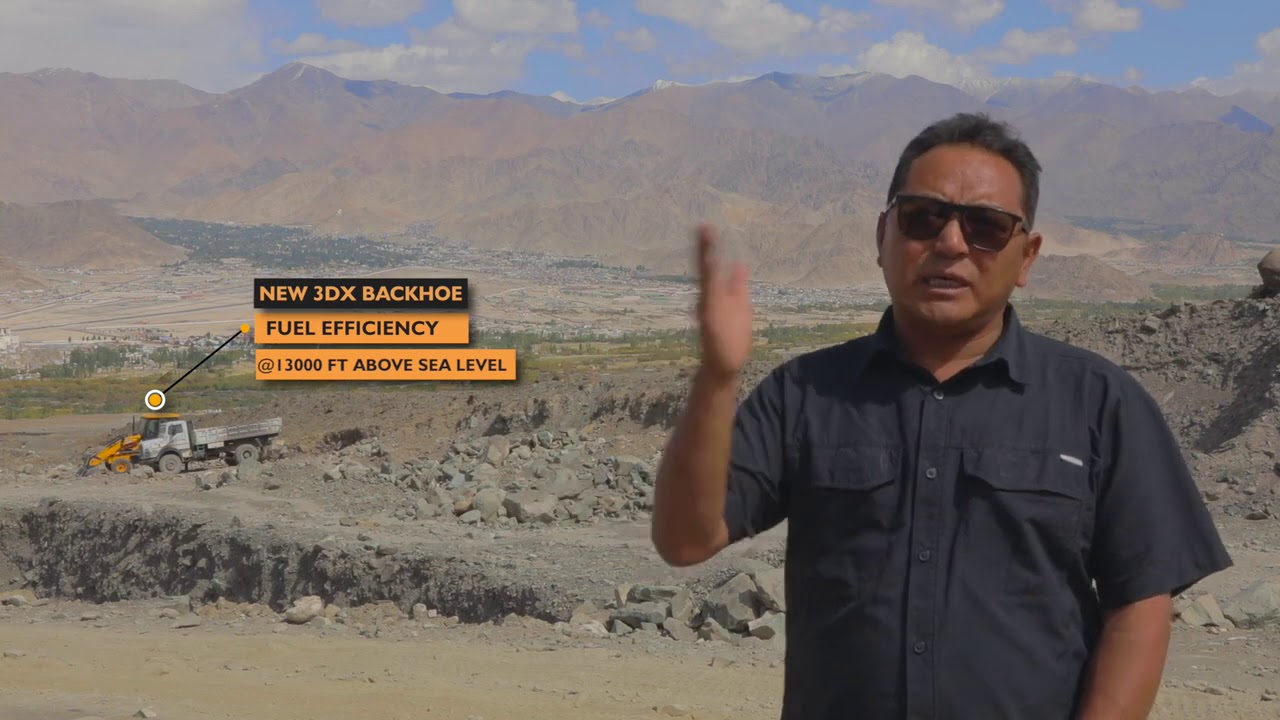 Excellence of JCB 3DX EcoXPERT, in the words of Padma Shivam and Kamal Kishor from Leh